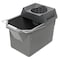 Rubbermaid Commercial 15 qt Steel Gray, Plastic FG619400STL - alternate 1